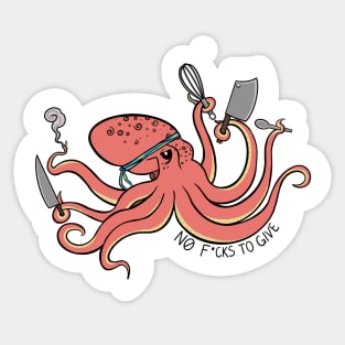 Octopus cooker Sticker